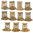 Grillchips Hickory 500g Hackspäne, Chips vom Hickory-Holz, Korngröße 8-12 mm