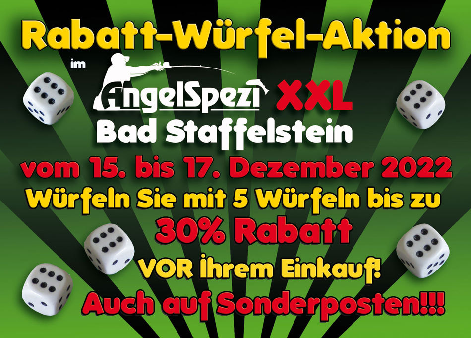 Weihnachtsfest-Aktion im Angelspezi XXL Bad Staffelstein