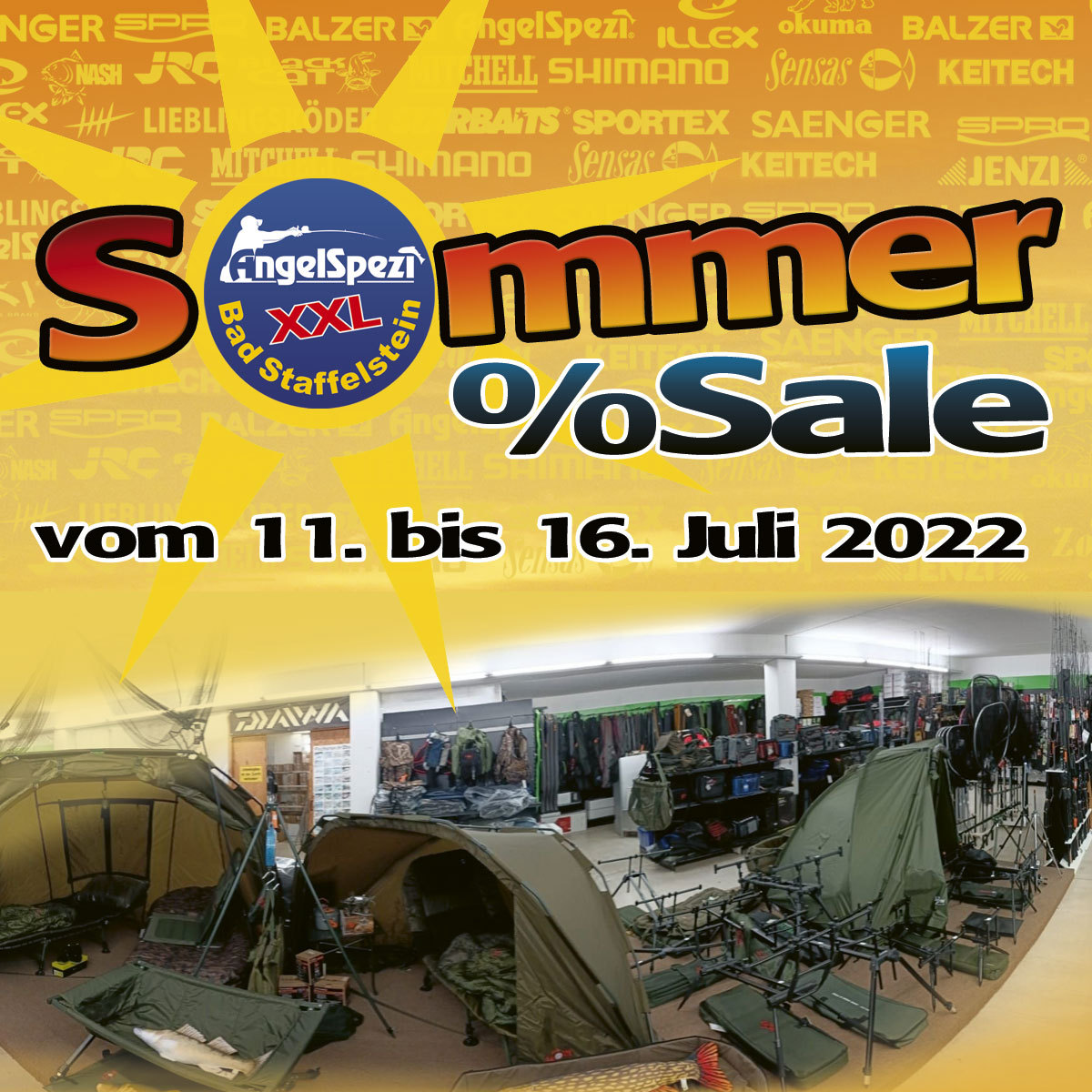 Sommer-Sale-Aktion vom 11. bis 16. Juli 2022