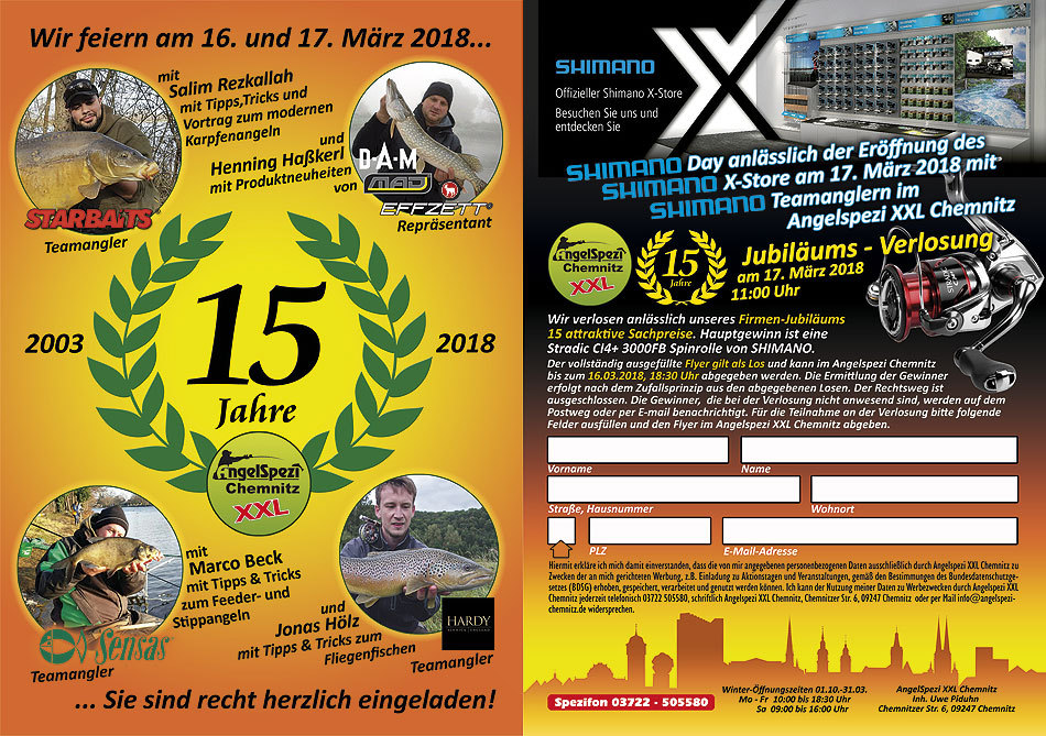 15 Jahre Angelspezi XXL Chemnitz