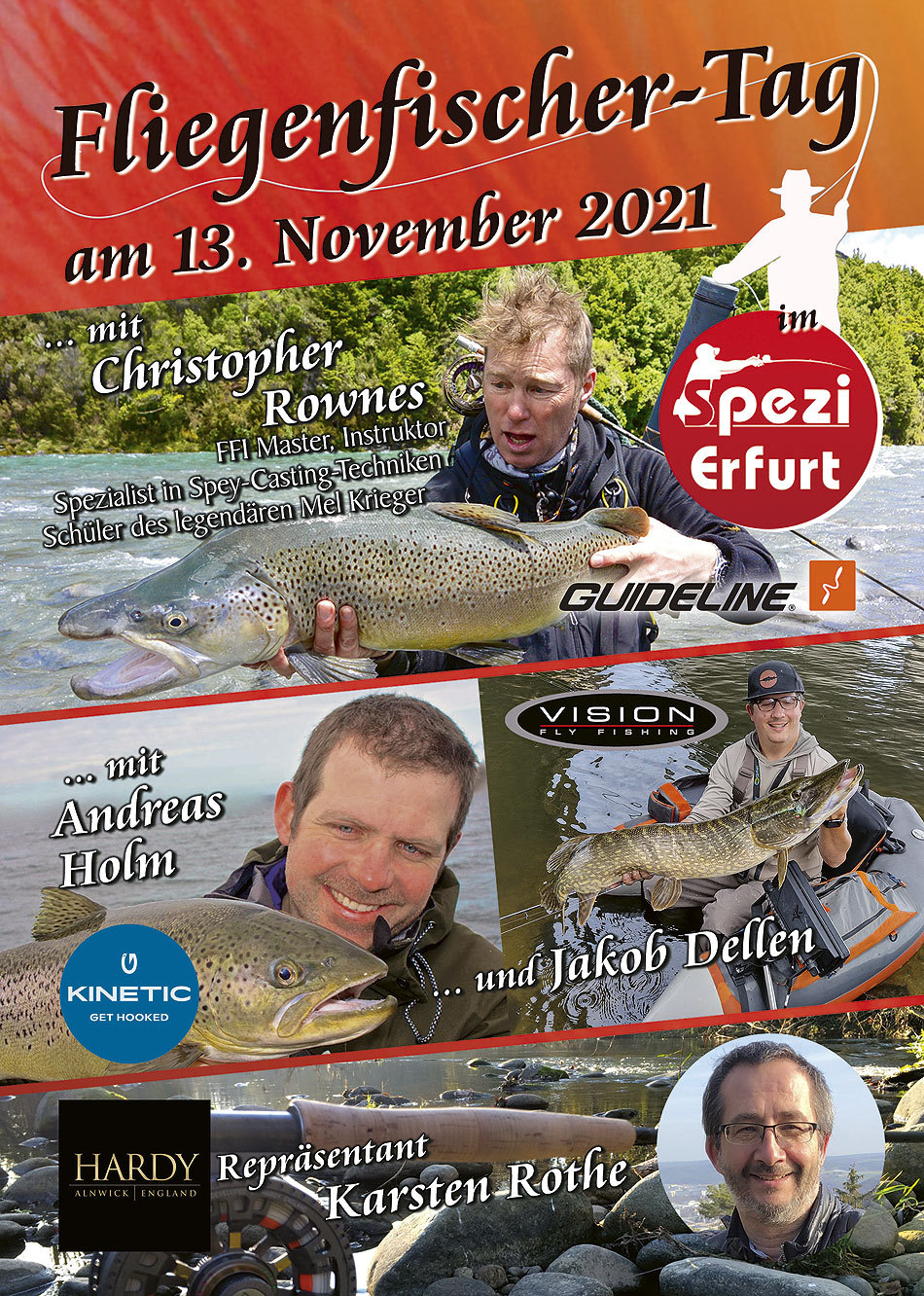 Fliegenfischer-Tag am 13. November 2021 im Spezi Erfurt