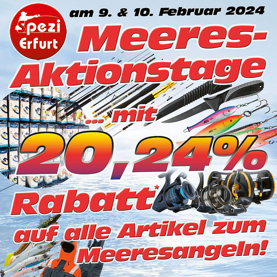 Meeresangel-Aktion im Spezi Erfurt am 9. und 10. Februar 2024   