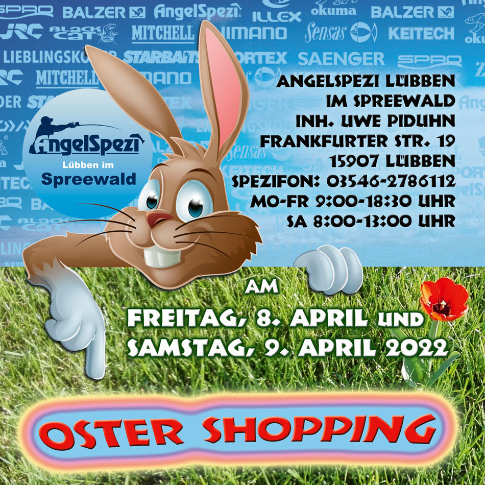 Wir laden euch zum Ostershopping am 8. und 9. April 2022 ein!